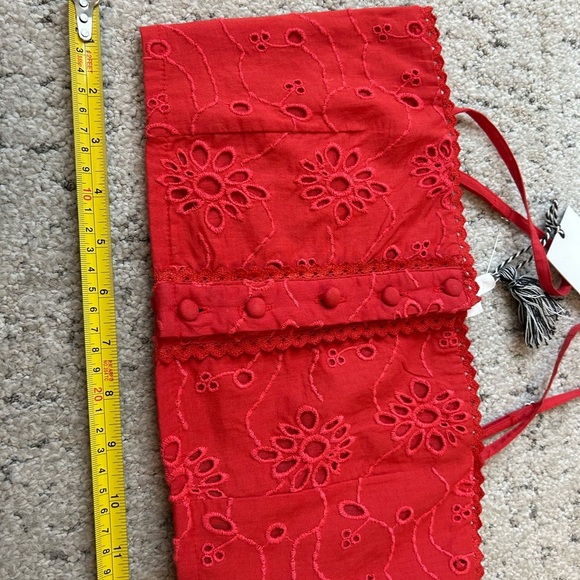 dRA XS cotton NWT bustier delicate floral crop tank! Lux bravd FREE 150 or more - Picture 5 of 10